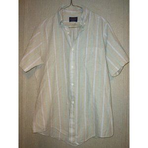 Ivy Classics Button Down Short Sleeve Dress Shirt Made in USA